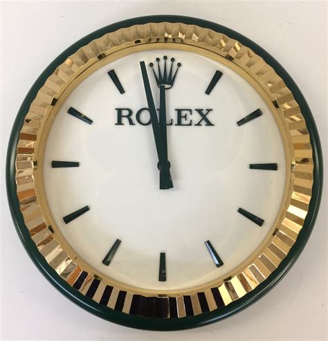 rolex wall watch|authentic Rolex wall clock.